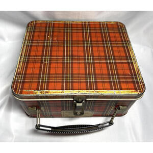 1964 Aladdin Heritage #71486 Metal Tin Lunch Box - No thermos